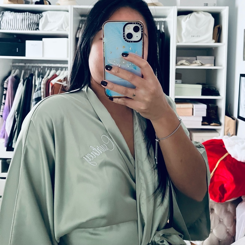 SIORO Green Pocket Robe - Picture 3 of 3